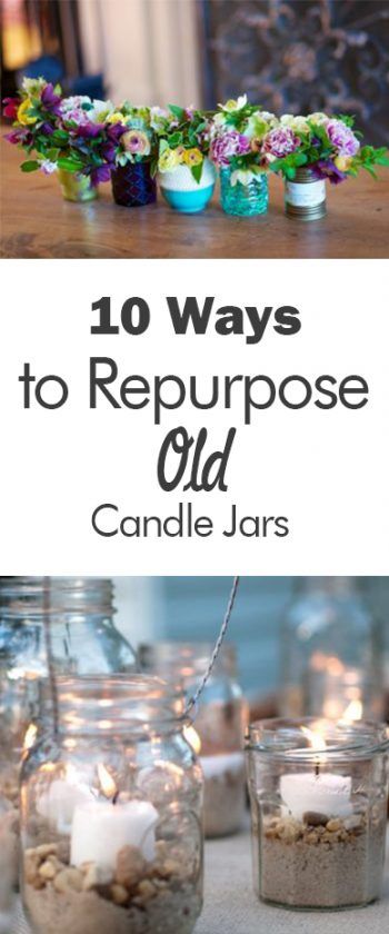 Uses For Old Candle Jars, Old Candle Jars Reuse, What Can You Do With Old Candle Jars, How To Use Old Candle Jars, Recycle Candle Jars, Repurpose Old Candle Jars, How To Recycle Candle Jars, Candle Jars Crafts, Bath And Body Works Candle Jars Reuse