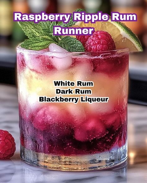 Mybarbliss Rum Fall Drinks, Winter Liquor Drinks, Fun Alchohol Drinks Recipes, Alcohol Punch, Rum Mixed Drinks, Girls Night Drinks, Rum Runner, Creamy Cocktails, Fun Drinks Alcohol