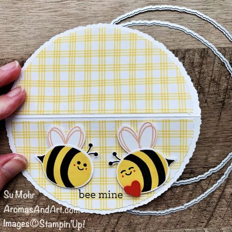 Bee Valentines Cards, Bee My Valentine, Stampin Up Valentine Cards, Bee Mine Valentine, Bee Valentine, Valentines Day Cards Handmade, Valentine Cards Handmade, Valentine Theme, Bee Mine