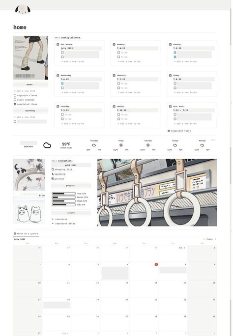 Notion Home Dashboard, Soft White Aesthetic, Minimalist Notion, Home Dashboard, Notion Inspiration, Study Planner Free, Life Planner Organization, Study Stationery, Notion Templates