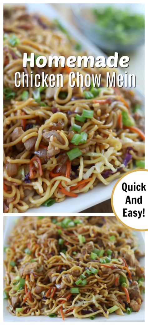 Best Chicken Chow Mein Recipe, Chow Mein Recipe Easy, Chicken Chowmein Recipe, Chicken Chow Mein Recipe Easy, Easy Chow Mein Recipe, Homemade Chow Mein, Chicken Chow Mein Recipe, Hotdish Recipes, Chow Mein Recipe