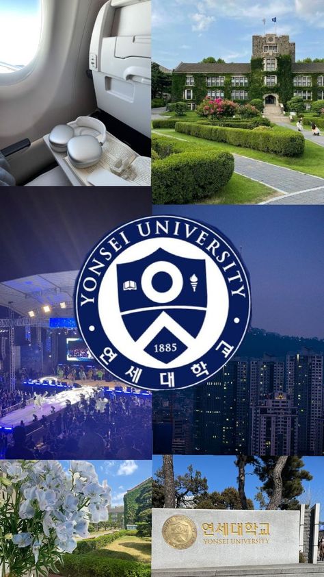 Self Vision Board, Yonsei University, Dream University, Seoul Korea Travel, Goals Board, Korea Południowa, Future Vision Board, Goal Board, After High School