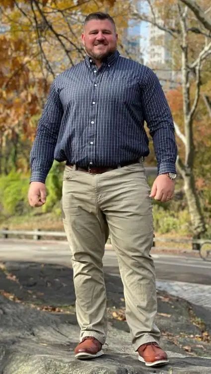 19 Stylish Plus Size Men's Business Casual Outfits for 2024: Inspiring Fashion Ideas Plus Size Man Fashion, What Is Business Casual, Outfits For Big Men, Stocky Men, Fat Guy Fashion, Mens Plus Size Fashion, Business Casual Outfit Ideas, Men's Business Casual, Mens Business Casual Outfits