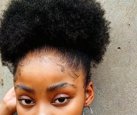 Hairstyle With Natural Hair, Short Type 4 Hair, Low Tension Hairstyles, Vision Board Hair, Hair Manifestation, Protective Natural Hairstyles, Lazy Natural, Poc Women, Minimalist Small Bathrooms