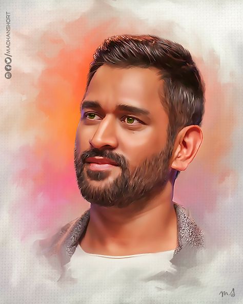 Potrait:M.S Dhoni Ms Dhoni Hd Wallpaper, Dhoni Hd Wallpaper, Csk Dhoni, Ms Doni, Thala Dhoni, Mahendra Singh Dhoni, M S Dhoni, Ms Dhoni Wallpapers, Virat Kohli Wallpapers