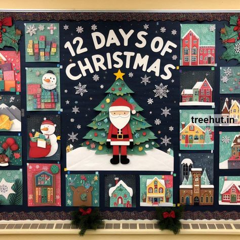 Math Christmas Bulletin Board Ideas for High School. Math Christmas Classroom Activities for High School. Christmas Bulletin Board Ideas For Work, Bulletin Board Ideas For Christmas, Christmas Classroom Activities, Christmas Bulletin Board Decorations, High School Crafts, Christmas Bulletin Board Ideas, Activities For High School, Middle School Bulletin Boards, Classroom Christmas Activities