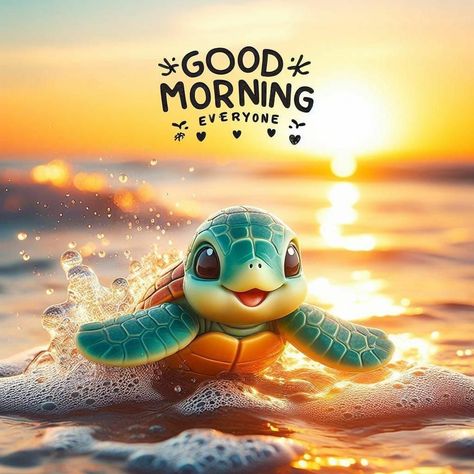 Good Morning Turtle, Funny Pet Photos, Worst Day Ever, Cute Morning Quotes, Funny Day Quotes, Morning Memes, Cute Good Morning Images, Good Morning Sunshine Quotes, Morning Cartoon