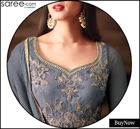 Suit Neck Designs Indian Style, New Latest Neck Design For Suit, Latest Neck Designs For Suits, Suit Neck Designs Indian, Suit Neck Design, Salwar Neck Patterns, Net Floor, Salwar Kameez Neck Designs, Salwar Suit Neck Designs