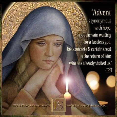 Catholic Advent, Advent Catholic, Advent Hope, First Sunday Of Advent, Advent Devotionals, Catholic Christmas, St John Paul Ii, First Sunday, Blessed Mother Mary