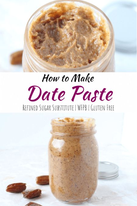 Date paste is really easy to DIY and make yourself at home. It has many uses to replace refined sugar, maple syrup, or coconut sugar in brownies, cakes, cookies, and more. Learn how to make date paste with only 2 ingredients and no soaking! Whole food plant based desserts are great to use date paste to keep them nutrient dense. #datepaste #wfpb #plantbaseddesserts #norefinedsugar #2ingredients #eattolive #nutritarian #wholefoodplantbased Pb Desserts, Eat To Live Diet, Nutritarian Diet, Date Paste, Plant Based Desserts, Vegan Sauces, Homemade Spices, Plant Based Nutrition, Sugar Maple