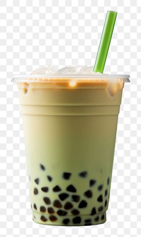 Matcha Milktea, Green Bubble Tea, Boba Matcha, Boba Tea Recipe, Iced Green Tea, Boba Drink, Coffee Png, Tea Recipe, Iced Coffee Cup