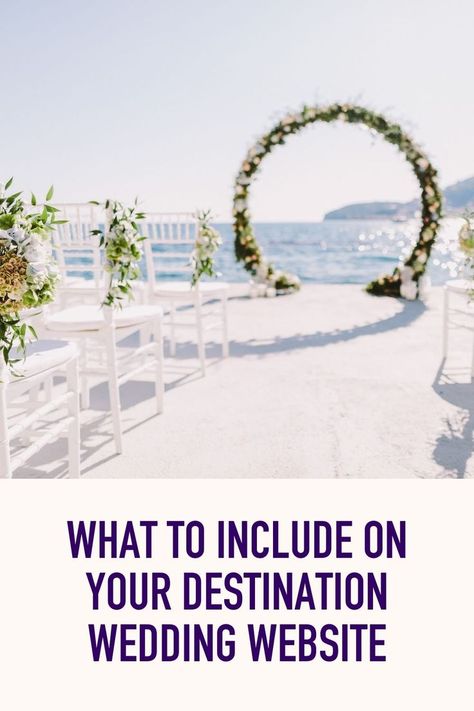 What to Include on Your Destination Wedding Website Destination Wedding Website, Wedding Website Examples, Destination Wedding Cost, Destination Wedding Decor, Website Examples, Sandals Resorts, Beach Honeymoon, Caribbean Wedding, How To Elope