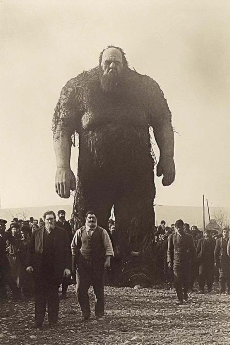 Weird Old Photos, Human Giant, Creepy Old Photos, Bigfoot Pictures, Nephilim Giants, Giant People, Ancient Discoveries, Of Monsters And Men, Creepy Vintage