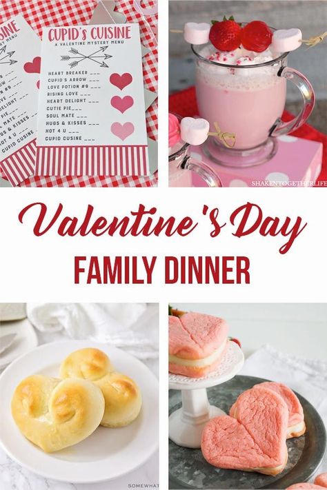 Family Valentines Dinner, Valentines Food Dinner, Family Valentines, Diy Crafts Kids, Valentine Food, Valentines Dinner, Family Valentines Day, Healthy Valentines, Valentine Printables