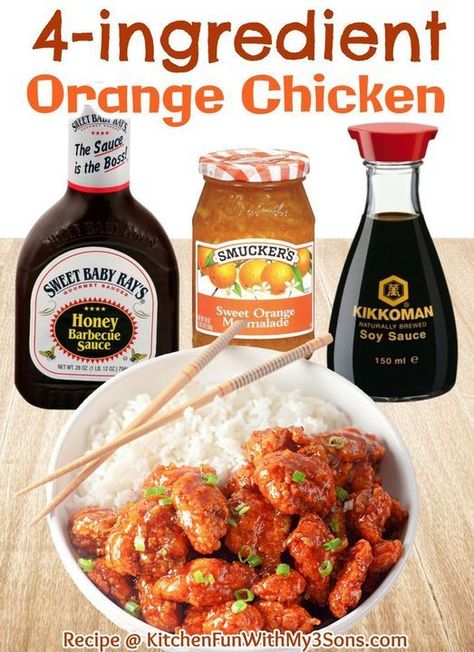 Easy Orange Chicken, Orange Chicken Crock Pot, Sweet Chicken, Orange Chicken Recipe, Food Meat, Chinese Cooking Recipes, Easy Chinese Recipes, Quick Chicken, Incredible Recipes