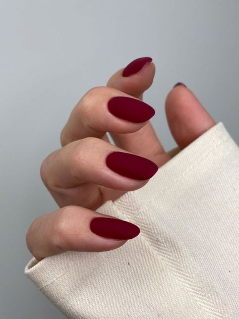 Fall Nail Red 2023 15 Ideas: Embrace the Season with Stylish and Trendy Nail Designs Red Matte Nails, Minimal Nails, Casual Nails, Trendy Nail Design, Dipped Nails, Chic Nails, Matte Nails, Nails Inspo, Nail Manicure