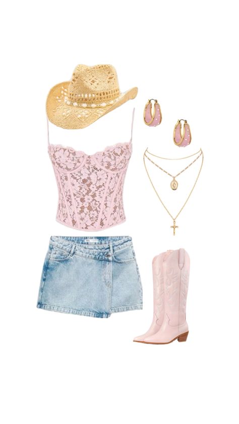 Texas Outfit Aesthetic, Hudson Westbrook Concert Outfits, Birthday Outfit Country, Latino Festival Outfit, Country Concert Ideas Outfit, Girly Country Concert Outfit, Zach Bryan Outfit Ideas, Becky Hill Concert Outfit, Cute Southern Outfits Summer