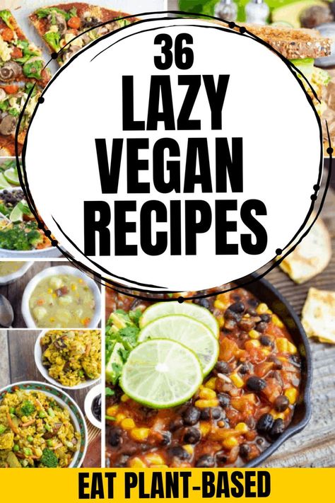 Vegan Convenience Food, No Oil Vegetable Recipes, Vegan Dump And Go, Fast Plant Based Meals, 20 Minute Vegan Meals, Dr Esselstyn Recipes Plant Based Diet, Vegan Family Dinner Recipes, Going Vegan For Beginners, Fast Vegan Meals