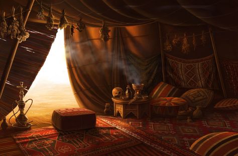 Islamic Room, Horizon Game, Desert Tent, Tent Room, Lost Horizon, Adventure Video, Marrakesh Morocco, Location Inspiration, Game Background