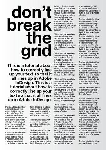 Good Typography Using a baseline grid in InDesign : Adobe InDesign Indesign Tutorials, Mises En Page Design Graphique, Good Typography, Indesign Layout, Newspaper Design, Design Theory, Text Layout, Magazine Layout Design, Typography Layout