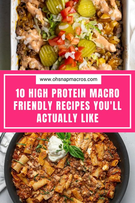 Macro Friendly Foods, Protein Dinner Recipes, Macro Friendly Meals, Macro Meal Plan, Macro Nutrition, Macros Diet, Macro Recipes, High Protein Dinner, Protein Dinner