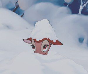 disney, bambi, and snow image Old Disney, Disney Aesthetic, Playlist Covers, A Cartoon, Profile Pics, Profile Pictures, Sheep, Screen, Wallpapers