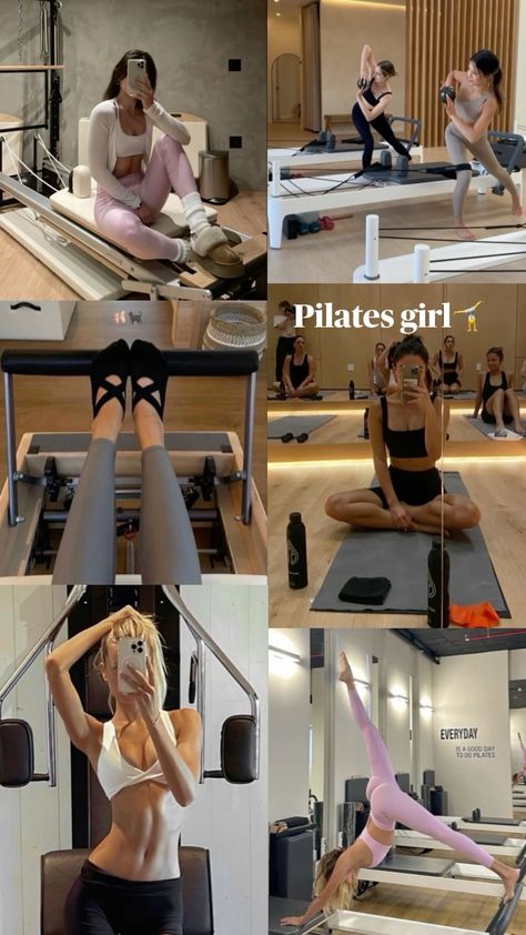 Pilates Princess Lifestyle, Pilates Girl Era, Pilates Pictures Inspiration, Pilates Body Before And After Pictures, Reformer Pilates Outfit, Yoga Girl Aesthetic Outfit, Pilates Inspo Aesthetic, Exercise Aesthetic Fitness, Pilates Outfits For Women