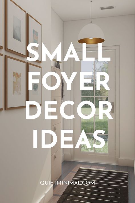 small foyer decorating ideas Small Foyer Ideas Entryway Entrance, Small Foyer Design, Small Foyer Lighting, Small Foyer Ideas Entryway, Foyer Decorating Ideas, Small Foyer Ideas, Tiny Entryway, Foyer Wall Decor, Minimalist Entryway