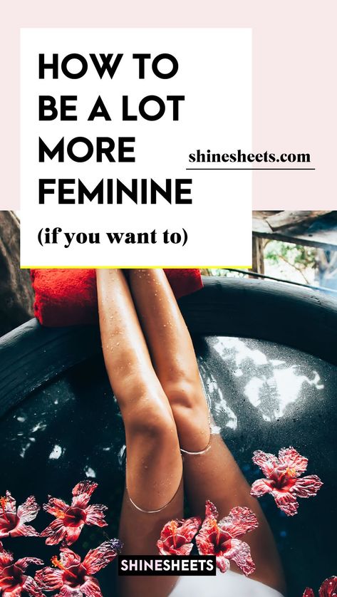 Be More Feminine, How To Be More Feminine, Femininity Tips, Feminine Energy Aesthetic, More Feminine, Etiquette And Manners, Act Like A Lady, Healthy Advice, Feminine Women