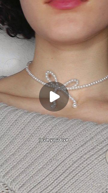 josephine on Instagram: "needed to recreate this necklace from @katjadimitriew , so cute!! 🎀🩰 #jewellery #pearlnecklace #diy • • selfmadejewellery, pearls, necklace, diy, selfmade, tutorial, jewellery, ribbons" Ribbon Necklace Diy, Pearl Necklace Tutorial, Cute Jewellery, Necklace Tutorial, Ribbon Necklace, Bow Necklace, Pearls Necklace, Necklace Diy, How To Make Ribbon