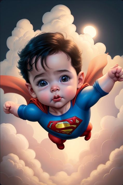 Superman Baby, Baby Batman, Superman Wallpaper, Funny Animated Cartoon, Wood Wall Art Diy, Scribble Art, Cartoon Pictures, Superhero Wallpaper, Marvel Vs Dc