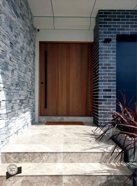 Create a lasting first impression with a beautiful Grange entry door. 

This door features a striking three-dimensional timber profile with contemporary shadowlines.

The Grange door is available in generous sizes up to 3m high. Cedar West can also supply matching timber lining to complement your Grange door - check out our Squarestyle MR2357. Available for delivery across Australia. Pivot Doors Entry, Timber Sliding Doors, Timber Front Door, Timber Joinery, Cedar Door, Stacker Doors, Timber Gates, Pivot Door, Concrete Countertops Kitchen