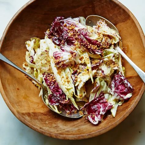 Endive Recipes, Hazelnut Recipes, Endive Salad, Roasted Hazelnuts, Radicchio Salad, How To Roast Hazelnuts, Dressing Recipe, Food For Thought, Bon Appetit