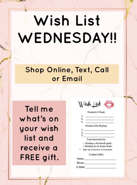 Mary Kay Welcome Post, Mary Kay Wednesday Wisdom, Wednesday Mary Kay Posts, Mary Kay Wish List, Mary Kay Win It Wednesday, Mary Kay Wednesday Post, Mary Kay Wednesday, Mary Kay Team Building, Seacret Products