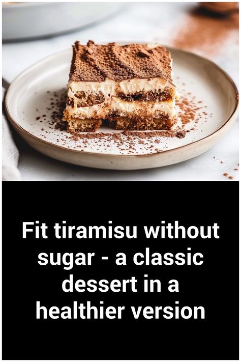 🍰🎉 Love Tiramisu but watching your sugar intake? We've got the perfect solution for you! Dive into our recipe for a fit version of Tiramisu that's just as delicious but much healthier! 

🌟 Ingredients:
- 250 g light mascarpone cheese
- 3 large eggs
- 1 teaspoon of vanilla extract
- 2-3 tablespoons of xylitol or other natural sweetener
- 200 ml of strong, cool espresso
- About 150 g of whole wheat or gluten-free sponge cakes
- Cocoa for sprinkling (no sugar added)

🍴 Step-by-step guide to creati… Gluten Free Sponge Cake, Healthy Version, Sponge Cakes, Italian Dessert, Tiramisu Recipe, Sugar Intake, Mascarpone Cheese, Classic Desserts, Italian Desserts