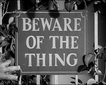 Beware of the Thing sign, The Addams Family Adams Family Halloween, The Addams Family 1964, Thing Addams, Addams Family Theme, Addams Family Musical, Family Halloween Party, Charles Addams, Gomez And Morticia, Morticia Addams