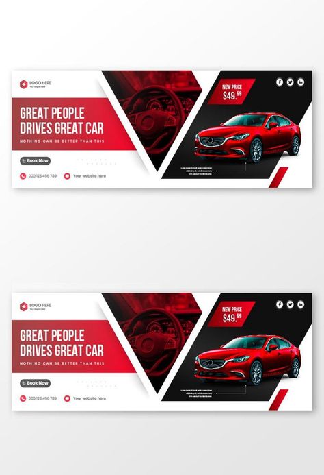 Billboard Banner Design, Graphic Banner Design, Car Cover Photo, Pikbest Graphic Design Templates, Web Banner Design Layout, Car Social Media Design, Car Banner Design, Cars Banner, Facebook Banner Design