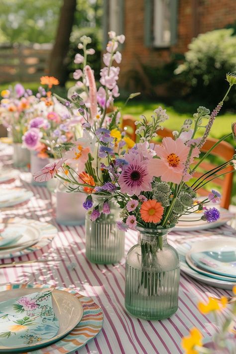 Fairy Themed 2nd Birthday, Fairy Tea Birthday Party, Girl Flower Theme Birthday Party, Garden Theme First Birthday Party, Fairy Garden Bday Party Ideas, First Birthday Party Flower Theme, Floral First Birthday Party Decorations, Tea Party Themed First Birthday, Wild Flower Birthday Party Ideas