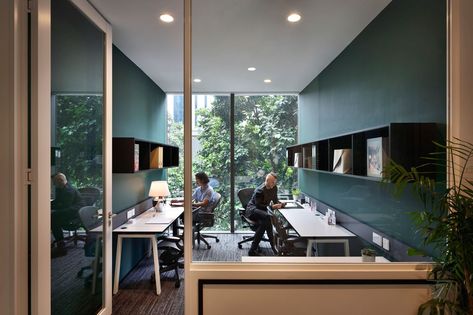 HASSELL's The Work Project coworking space | Indesignlive Small Coworking Space Design, Small Coworking Space, Coworking Space Design Ideas, Coworking Space Ideas, Coworking Design, Coworking Space Design, Private Office Space, Cool Office Space, Office Fitout