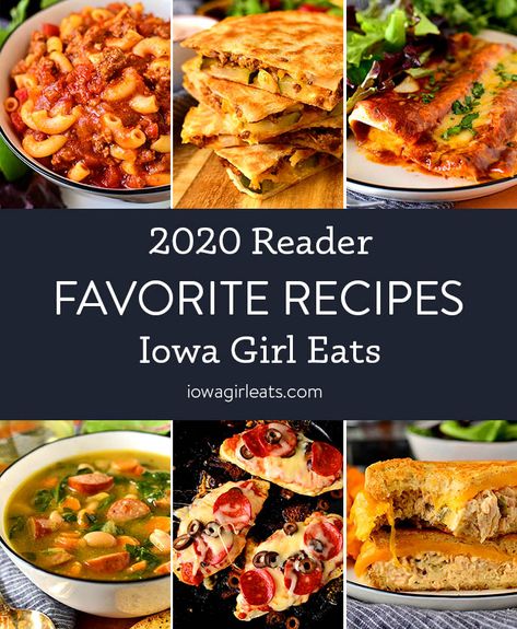 From soup to pasta, dips and casseroles, these are the top 10 reader favorite recipes from Iowa Girl Eats in 2020! | iowagirleats.com #glutenfree Iowa Recipes, Grilled Hamburgers, Asian Steak Bites, Casserole Recipes For Dinner, Asian Steak, Chicken Fried Rice Easy, Night Dinner Recipes, Lasagna Roll Ups, Delicious Dips Recipes