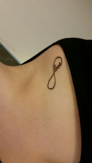 Infinity love collar bone tattoo Tattoo Collar Bone, Tattoo Infinity, Bone Tattoo, Infinity Tattoos, Infinity Sign, Collar Bone Tattoo, Infinity Love, Collar Bone, Infinity Tattoo