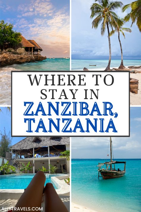 Here's everything you need to know about where to stay in Zanzibar, including a list of the best hotels in Zanzibar for every budget! Zanzibar Photography, Zanzibar Travel, Zanzibar Beaches, Zanzibar Tanzania, Tanzania Travel, Stone Town, Travel Africa, Africa Travel, Planning A Trip