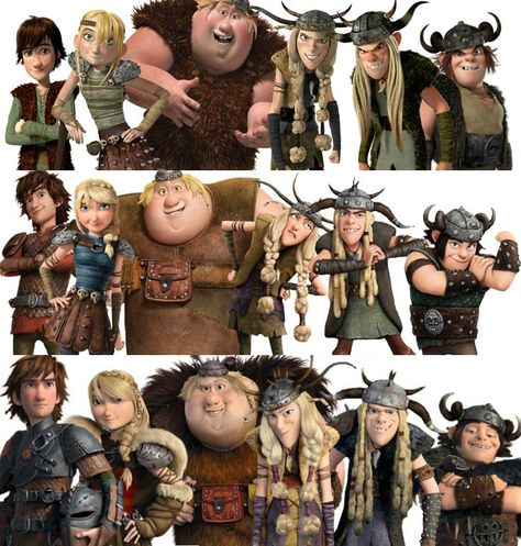 The gang in each age we get to see them in...  I have to to say Race to  the Edge is my favorite!!! Hicks Und Astrid, Httyd Fanart, Dragons Riders Of Berk, Astrid Hiccup, Httyd 2, Hiccup And Astrid, Dreamworks Movies, Dreamworks Dragons, Httyd Dragons