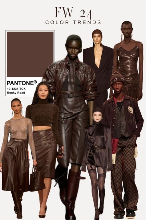 #COLORSFORFALL2024 #PANTONE #FALLFASHION Aw24/25 Fashion Trends, Fall Collection 2024, Fw 24/25 Trend, Pantone Colors 2024, Fall Winter Trends 2024/2025, Fall 2024 Runway Trends, Winter 24/25 Trends, Fashion Trend 2025, Trends 2025 Fashion