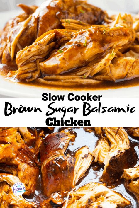 Slow Cooker Chicken Recipe, Balsamic Chicken Recipes, Delicious Family Dinners, Balsamic Chicken, Chicken Slow Cooker Recipes, Lunch Recipes Healthy, Healthy Meals For Two, Crockpot Recipes Slow Cooker, Tikka Masala