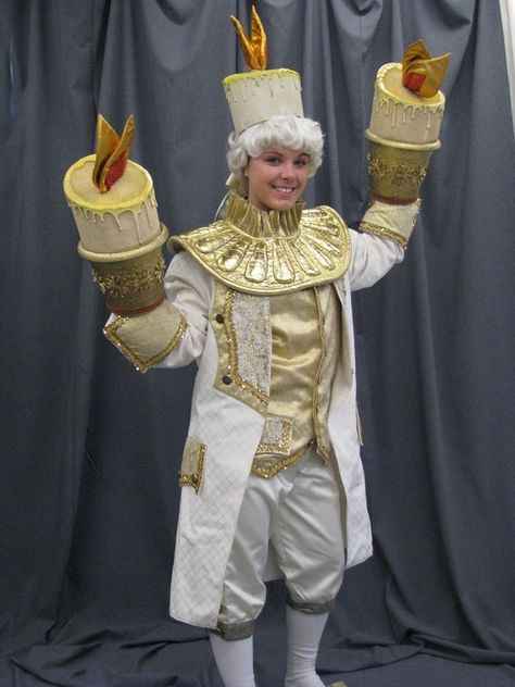 Lumiere Costume, Beauty And The Beast Winter, Beauty And The Beast 2014, B Costumes, Beauty And The Beast Play, Lumiere Beauty And The Beast, Chip Costume, Head Peice, Book Character Costume