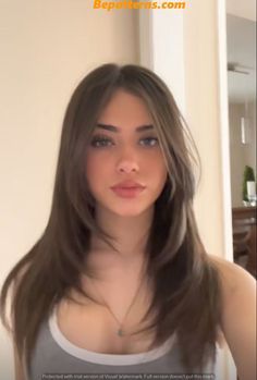 Long Layers Straight Hair Face Framing, Straight Face Framing Layers, Face Framing Curtain Bangs Straight Hair, Alayah Core, Curtain Bangs And Face Framing, Long Layers Straight Hair, Long Layers Straight, Hair Inspo Dye, Layers Straight Hair