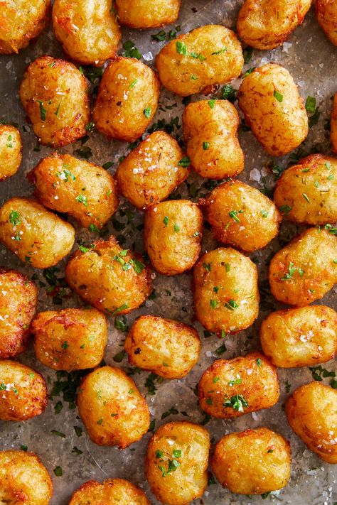 Tator Tot Homemade, Paleo Tater Tots, Recipes For Tater Tots, Air Fryer Tater Tot Recipes, Tater Tot Homemade, Tater Tot Recipes Homemade, Homemade Tater Tots Baked, Homemade Tater Tots Air Fryer, Kid Recipes Dinner