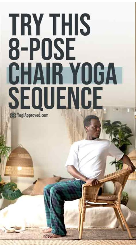 Gentle Seated Yoga Sequence, Seated Yoga Sequence, Chair Yoga Sequence For Seniors, Chair Yoga For Men, Elderly Yoga, Adaptive Yoga, Pose Chair, Chair Yoga For Beginners, Chair Yoga Sequence