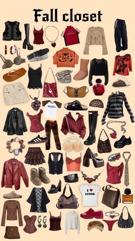 Nyc Fall Aesthetic Fashion, Outfit Packs Aesthetic, Cute Y2k Fall Outfits, Fall 90s Outfits Vintage, Y2k Fashion Fall, Fall Outfits Aesthetic Collage, Y2k Thanksgiving Outfit, Layering For Fall Outfit Ideas, Y2k Fall Outfits Aesthetic